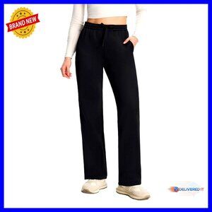 Water Resistant Thermal Fleece Pants with Pockets, Multiple Inseams